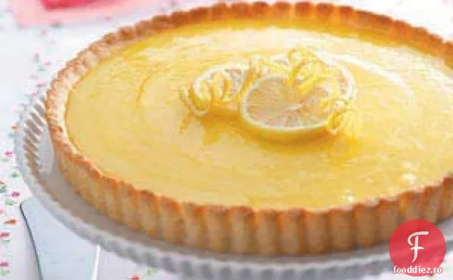 Tarta de lamaie cu crusta de migdale