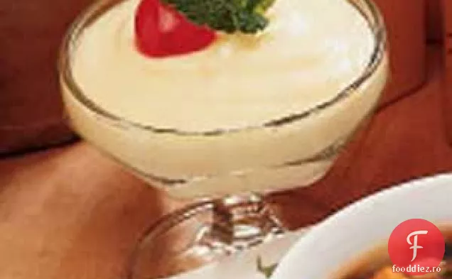 Budincă de vanilie cu conținut scăzut de grăsimi