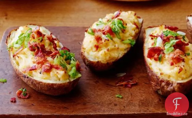 Cartofi copți de două ori