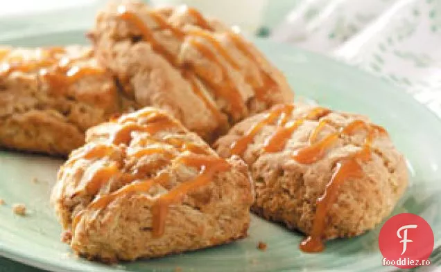 Scones cu mere cu caramel