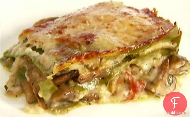 Lasagna cu ciuperci cu carne