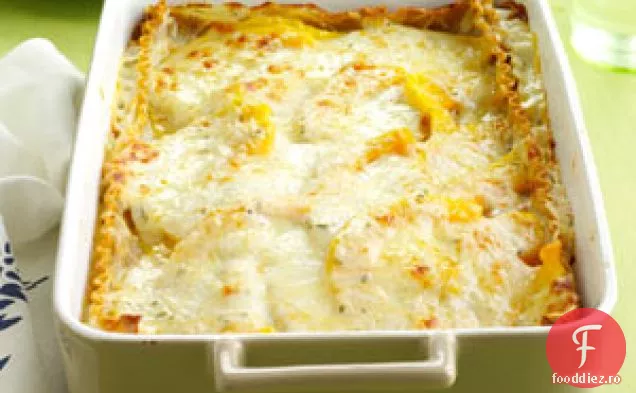 Lasagna cu rozmarin și dovlecei
