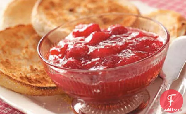 Dulceata de cirese rubarba