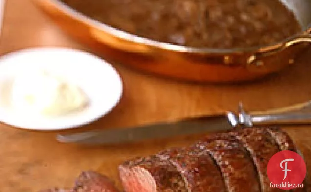 Filet De Vită Cu Sos De Muștar Șalotă