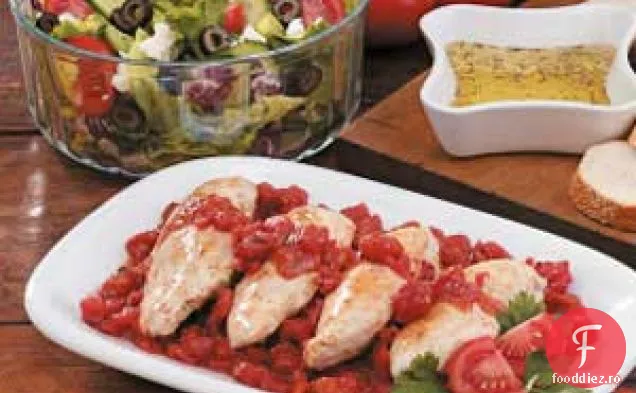 Pui umplut cu bacon-Feta