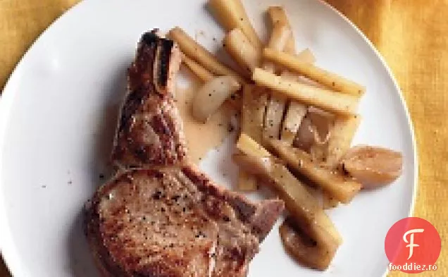 Cotlet De Porc Cu Șalotă Și Păstârnac