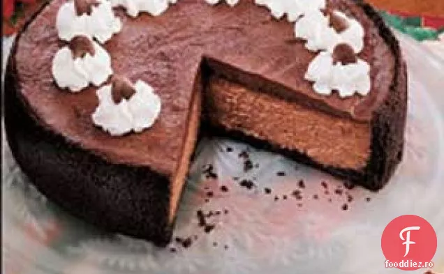 Cheesecake cu trufe de ciocolată