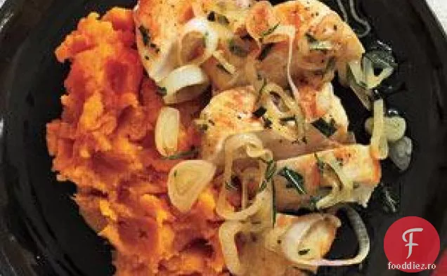 Rețetă De Pui Și Cartofi Dulci Cu Șalotă