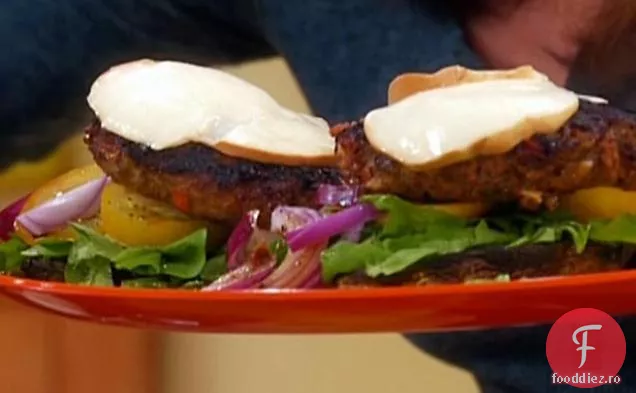 Turcia Cacciatore Burgers pe Portobello