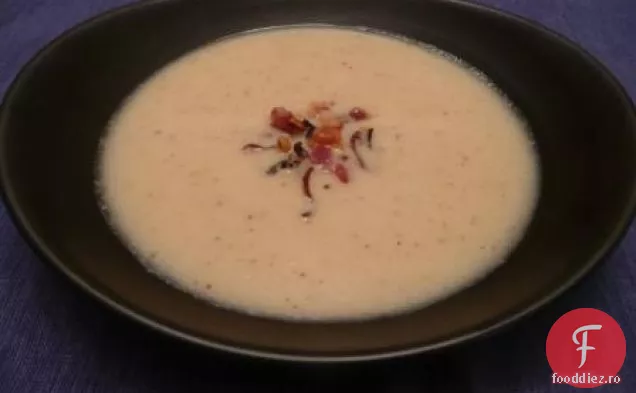 Supă De Șalotă Mătăsoasă Cu Pancetta Crocantă