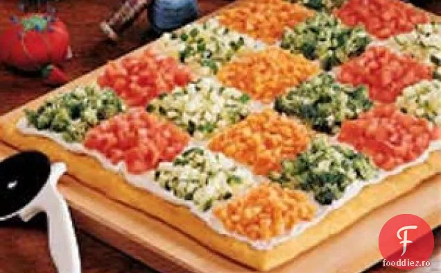 Patchwork Veggie Pizza