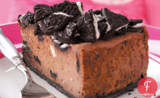 Cheesecake cu biscuiți cu ciocolată