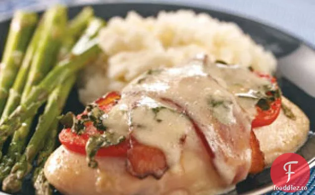 Pui Caprese cu Bacon