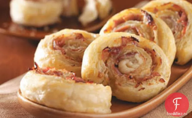 Roți de prosciutto cu parmezan