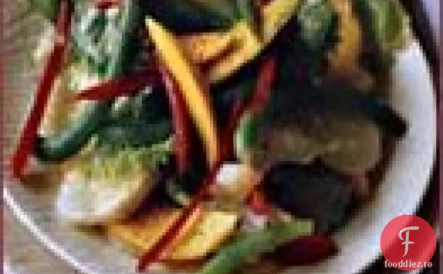 Salată de insulă cu vinetă de șalotă-soia