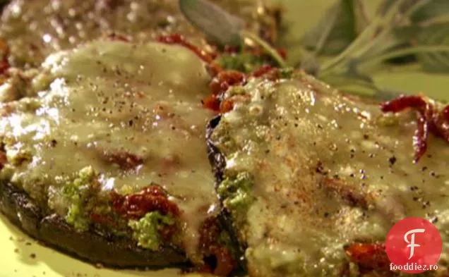 Ciuperci Portobello umplute la grătar