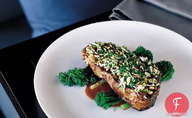 Filet la grătar cu sos de soia șalotă