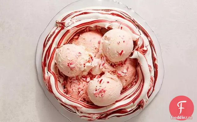 Pavlova de trestie de bomboane