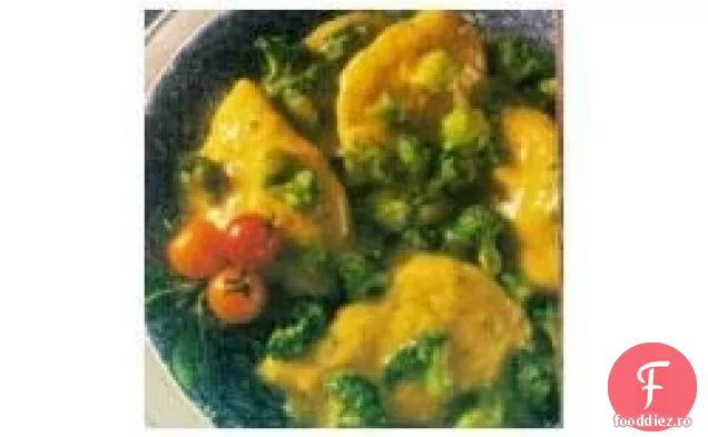 Pui cu brânză cu broccoli