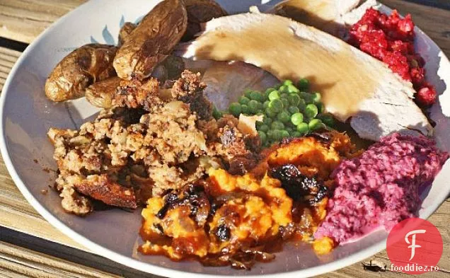 Ziua Recunoștinței: piure de cartofi dulci și sos de măruntaie