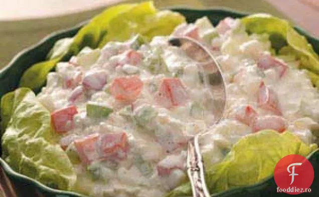Salată de confetti cu brânză de vaci