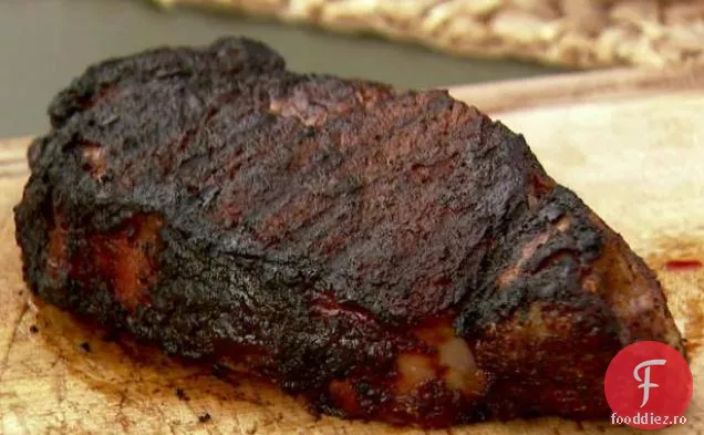 Friptură New York Strip cu cafea picant