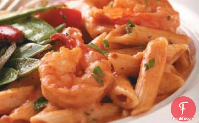 Creveți cremosi de roșii cu Penne