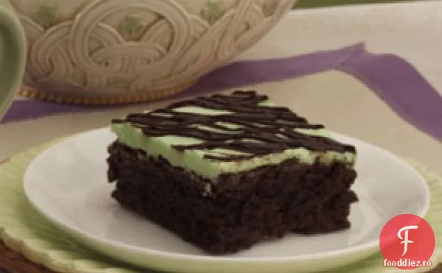 Brownie-uri cu mentă