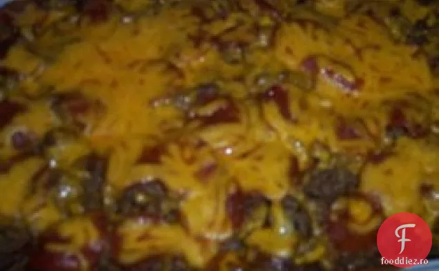 Pizza cu cartofi caserolă