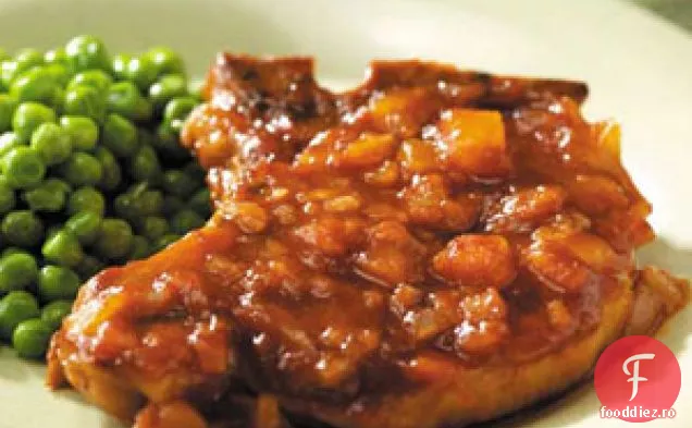 Cotlete de porc dulci și acrișoare