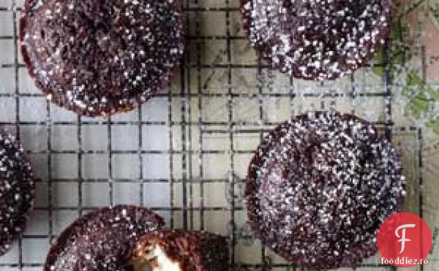 Cupcakes cu macaroane cu ciocolată