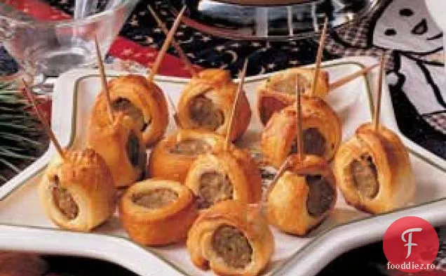 Mușcături de biscuiți de cârnați