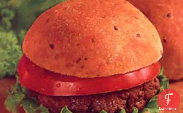 Chifle de burger cu ceapă cu brânză