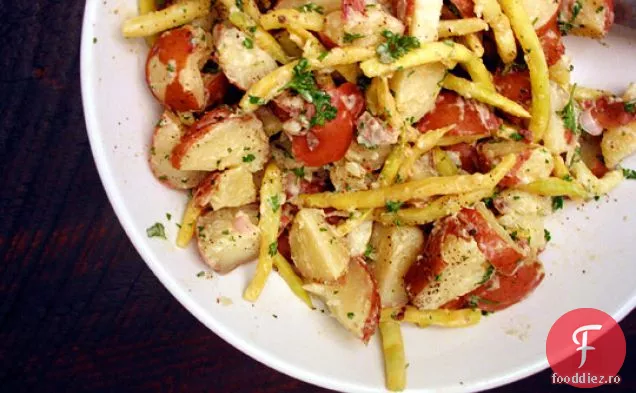 Salată De Cartofi Miso Cu Fasole Galbenă De Ceară