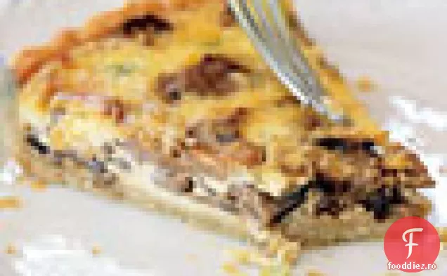 Quiche Cu Ciuperci-Șalotă