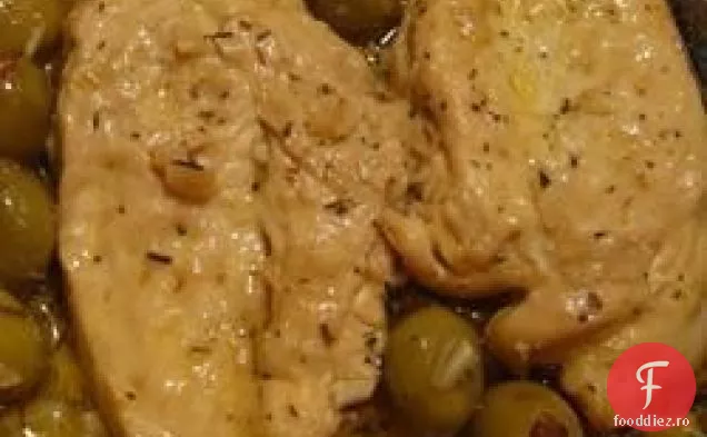 Piept de pui cu masline