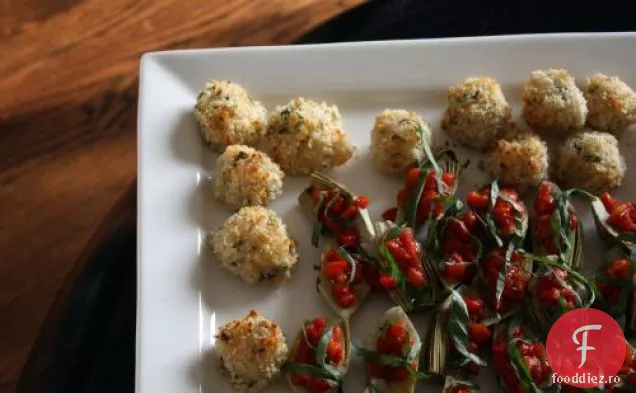 Bile de orez prăjite la cuptor cu Gruyere