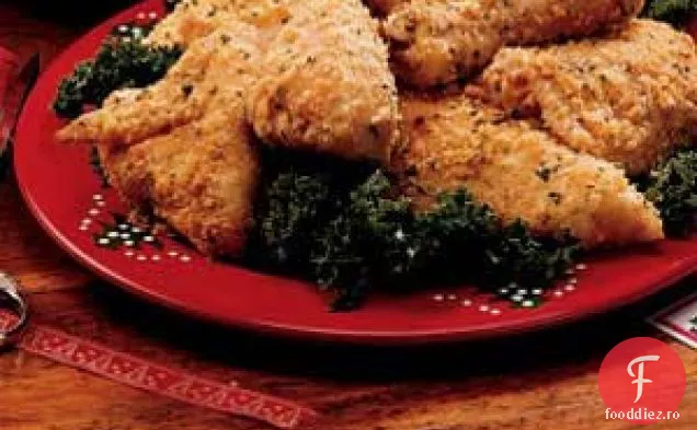 Pui cu parmezan la microunde