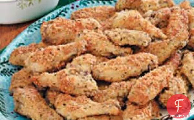 Aripioare de pui cu parmezan