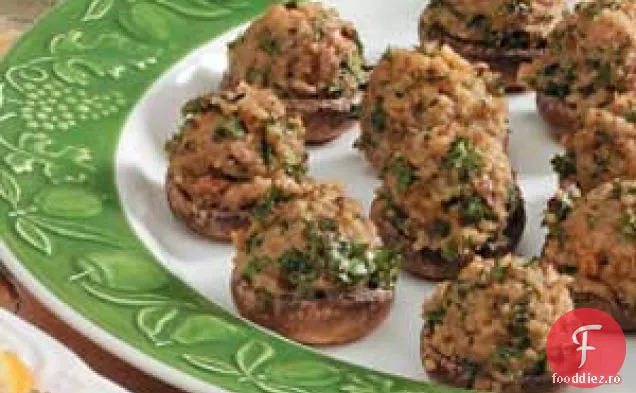 Ciuperci umplute cu cuscus