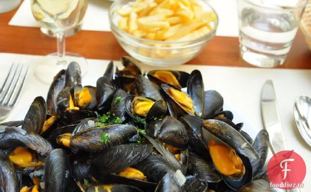 Rețetă simplă de Moules-frites