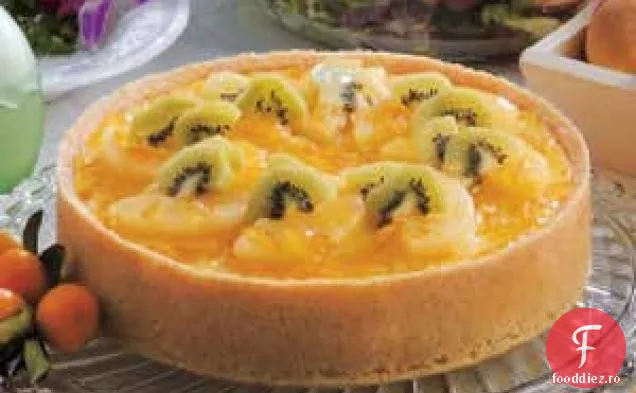 Cheesecake cu ananas cu kiwi