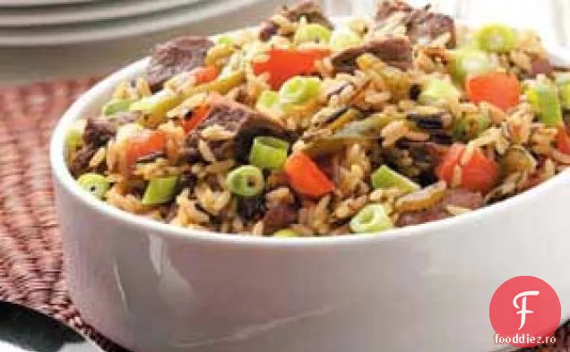 Medley de carne de vită și orez sălbatic