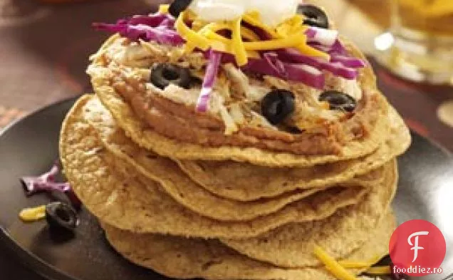 Tostadas de pui cu chili-lime