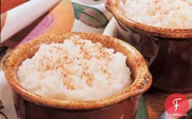 Budincă de orez cremoasă