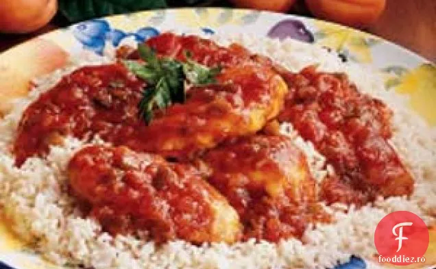 Salsa de pui cu caise