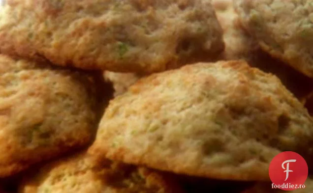 Drop biscuiti cu ceapa verde