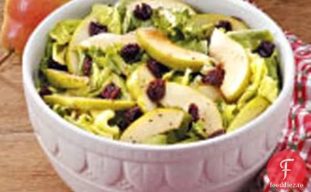 Salată verde cu fructe pentru 2