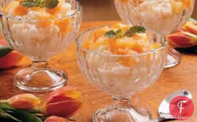 Crema de orez cu caise