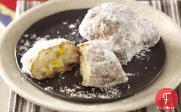 Beignets de porumb dulce cu praf de bacon-zahar